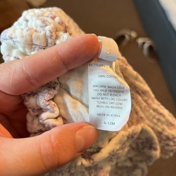 Nothing Fits But Lavender & Cream Infant Romper - Picture 4 of 4